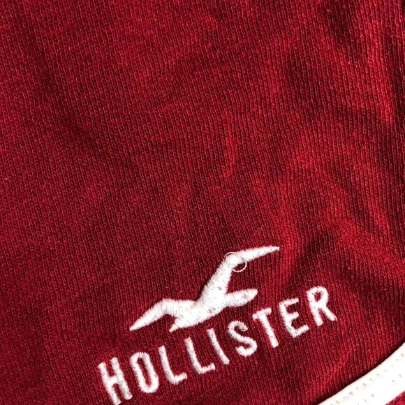 Hollister woman's red active sleepware jogging shorts - Picture 3 of 4